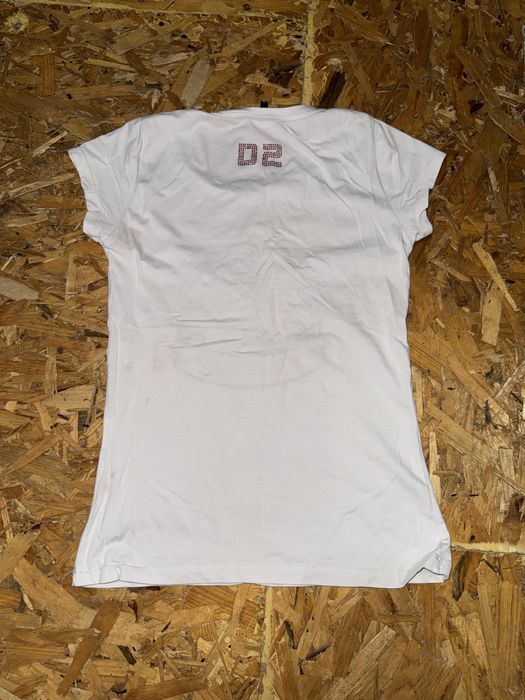 Бяла тениска на DSQUARED