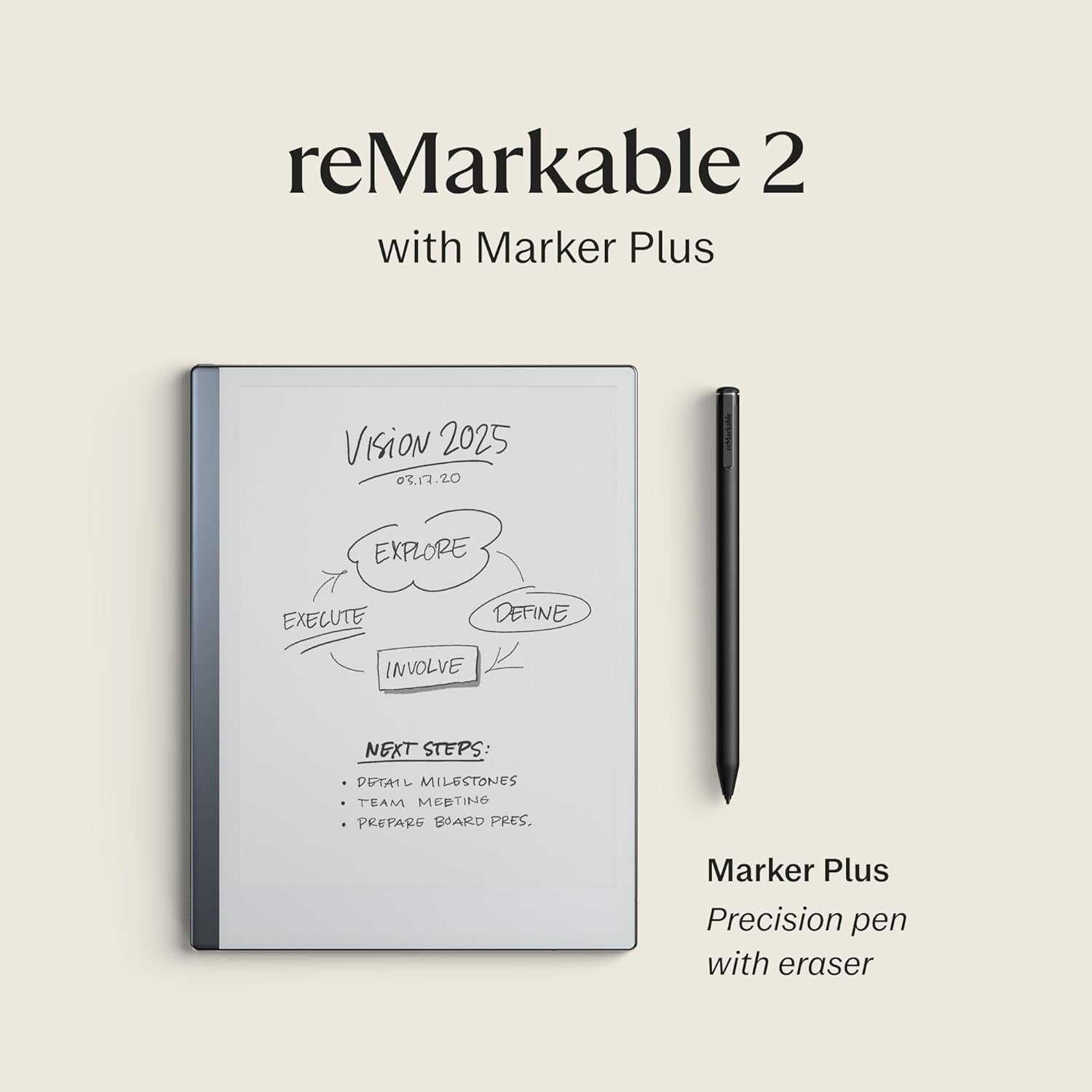 Цифровой блокнот Remarkable 2 Marker Plus Оригинальный Кожаный  Чехол