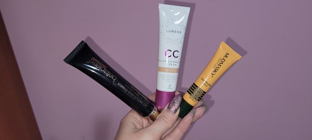 Lumene CC cream, 2 праймъра