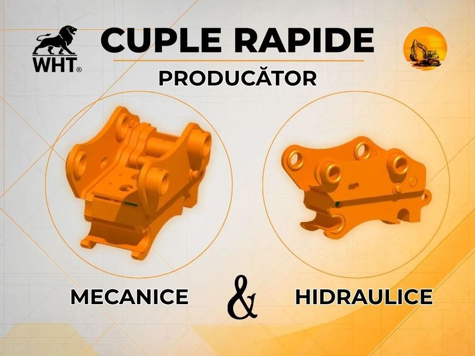 Cupla rapida mecanica buldoexcavator JCB, CAT, Komatsu, Volvo etc