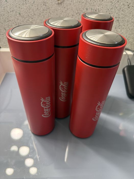 Червен Термос - чисто нови - съвместимост 500 мл