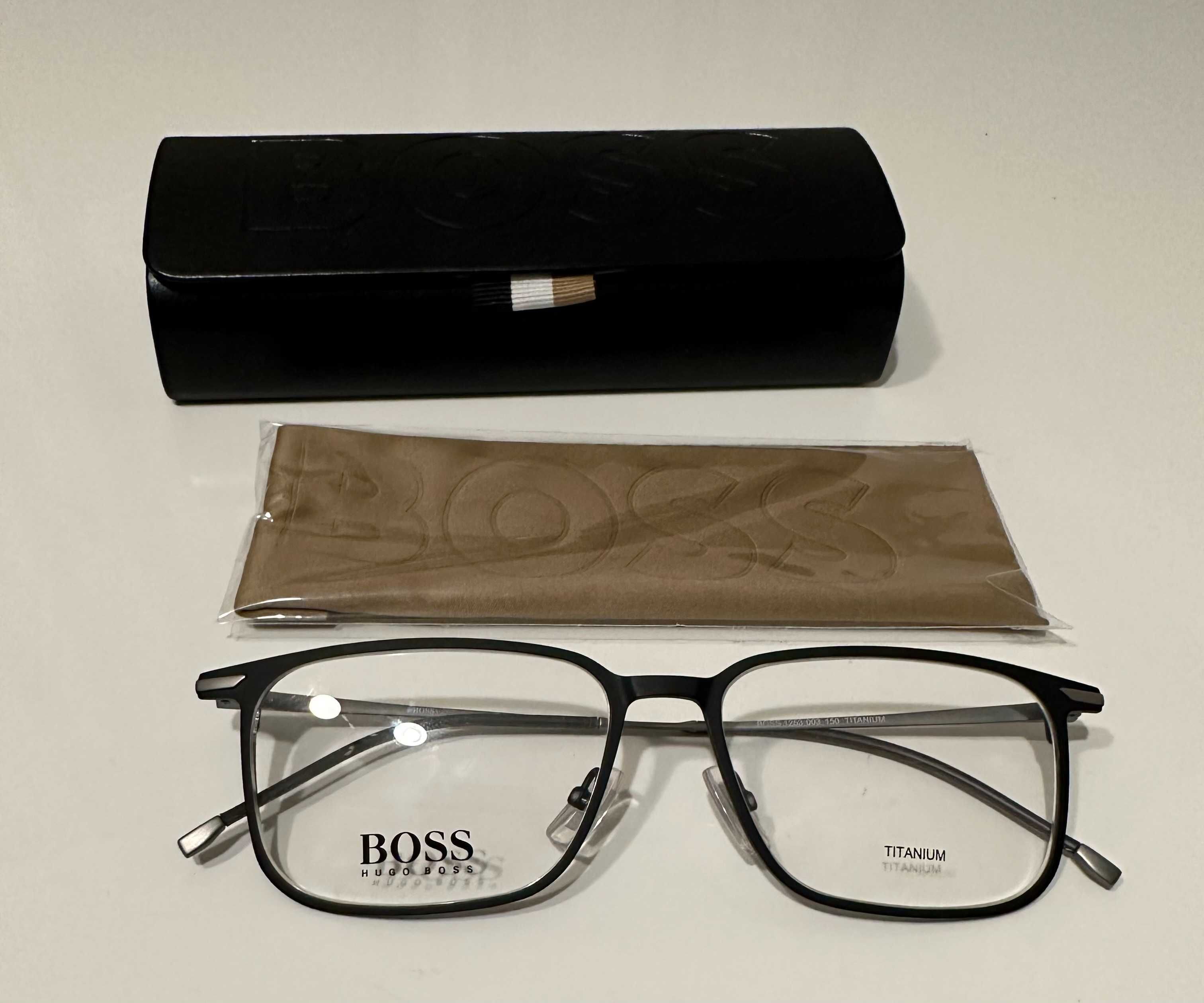 Rame ochelari din titan Hugo Boss, model BOSS 1253