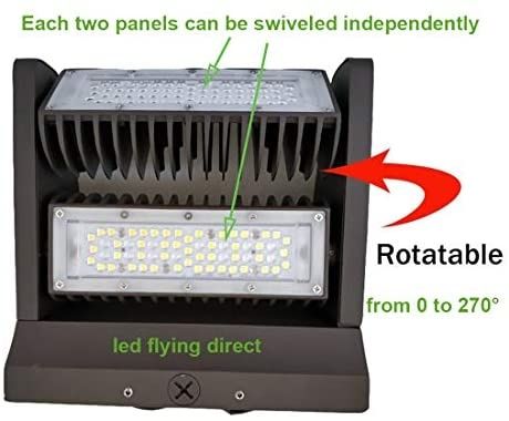 Мощна LED регулируема лампа за монтаж на стена