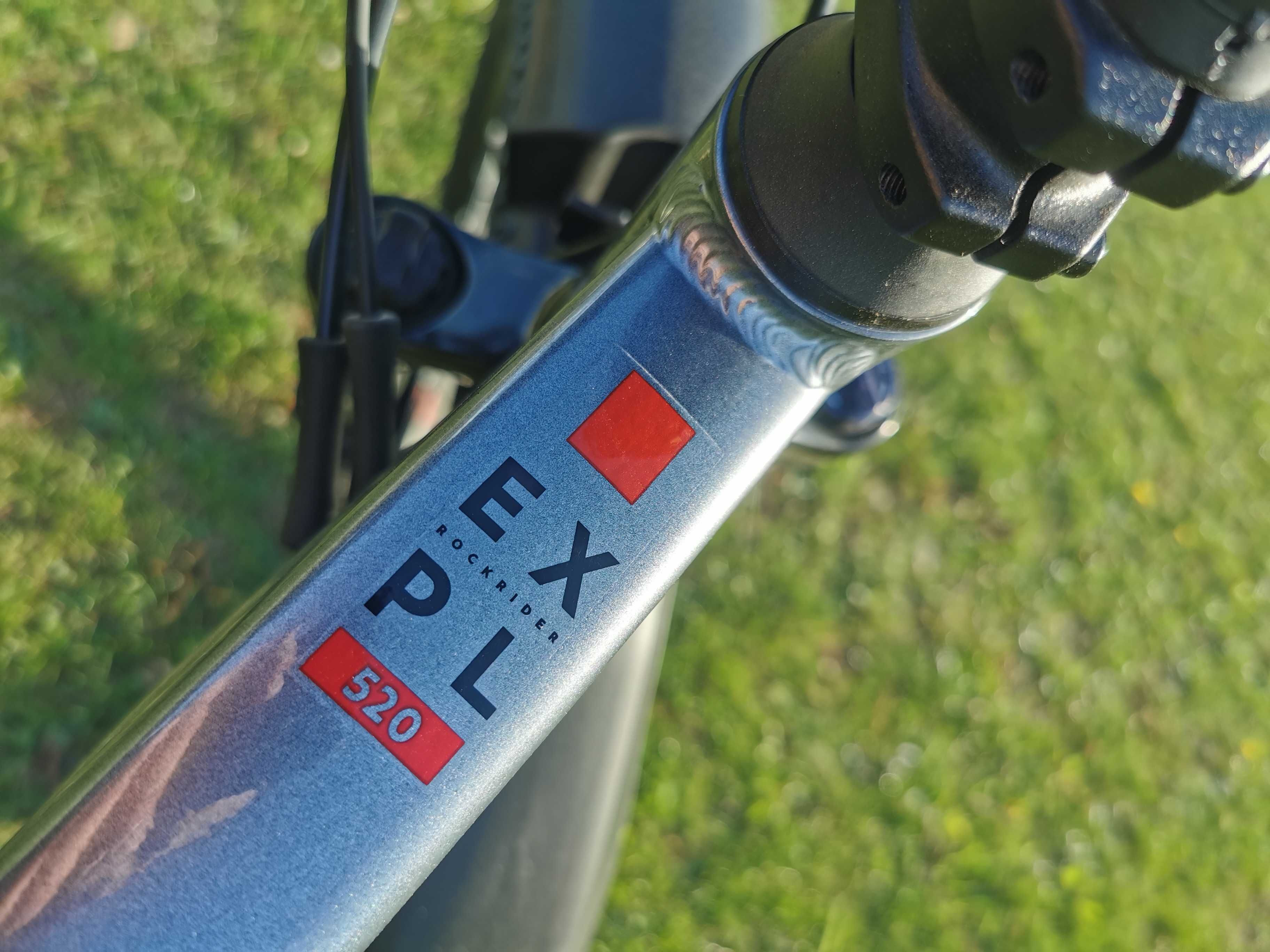 Bicicletă MTB EXPLORE 520 29" Gri-Roșu - marimea L - noua + accesorii