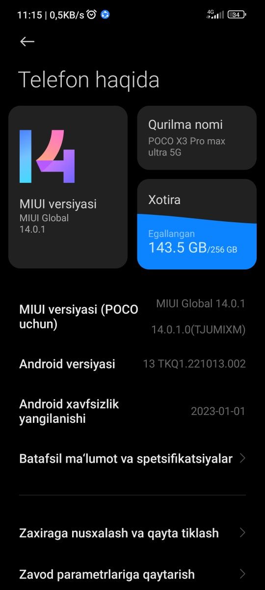 POCO X3 PRO new.