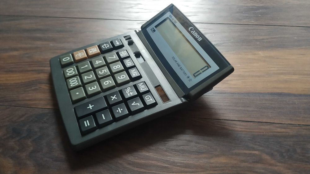 Canon Соларен калкулатор WS-1610H, 16-разряден, черен