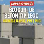 Blocuri de Beton Tip LEGO - Soluția Simplă pentru Construcțiile Tale