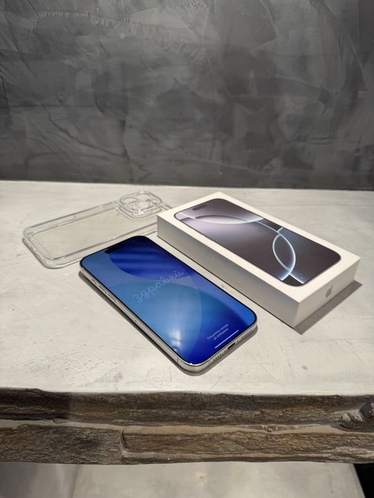 100%! КАТО ЧИСТО НОВ Iphone 16 Pro Max + гаранция