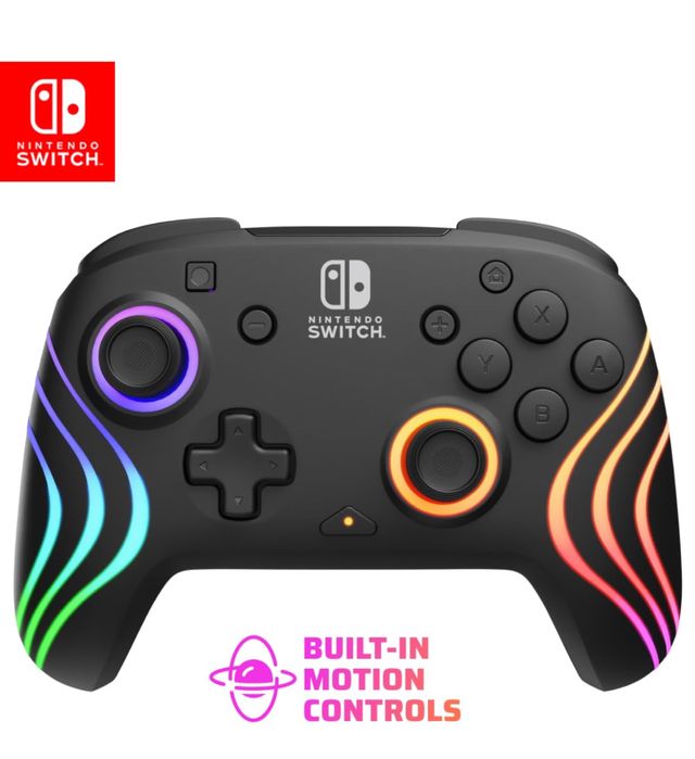 PDP Afterglow Wave Wireless RGB Gaming Controller Nintendo Switch