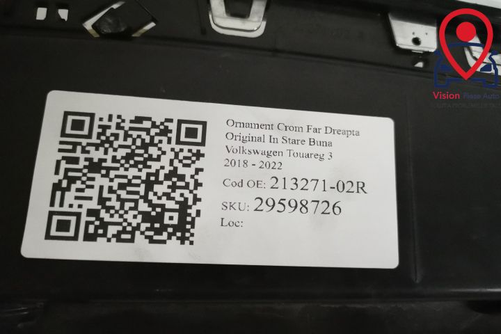 Хромиран Орнамент Фар Десен Оригинален В Добро Състояние Фолксваген /