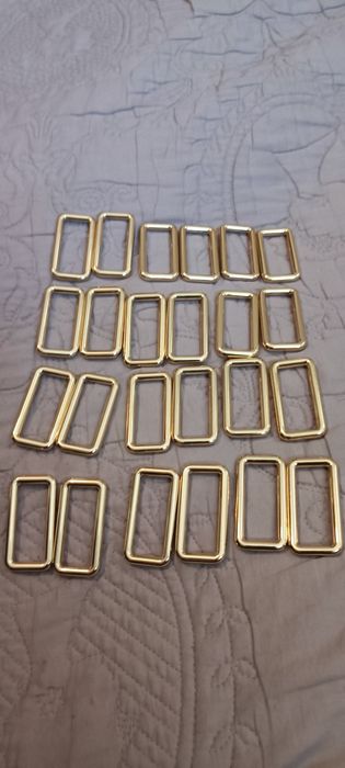 Продам кольца хромированные под золото