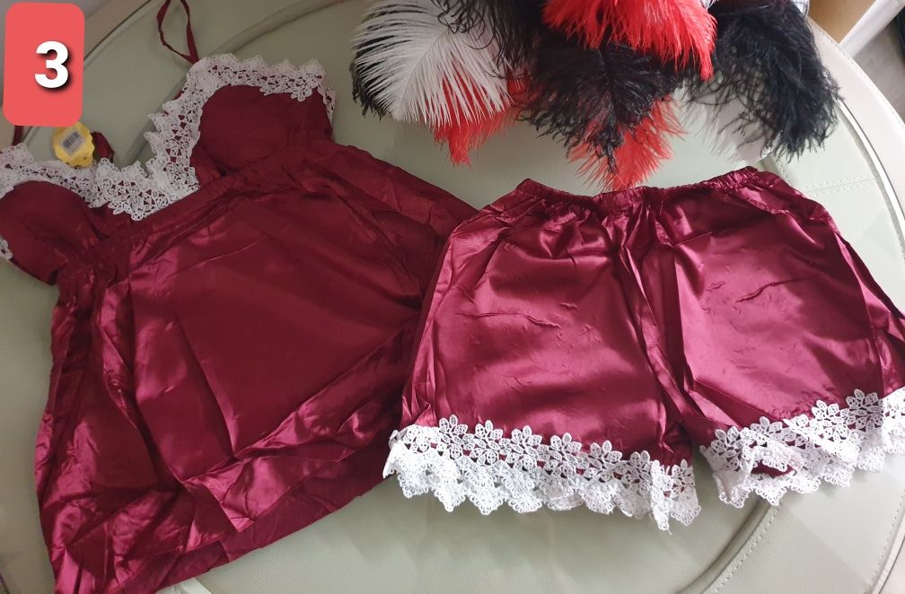 Pijamale dama ,satin ,calitate plus,modele deosebite