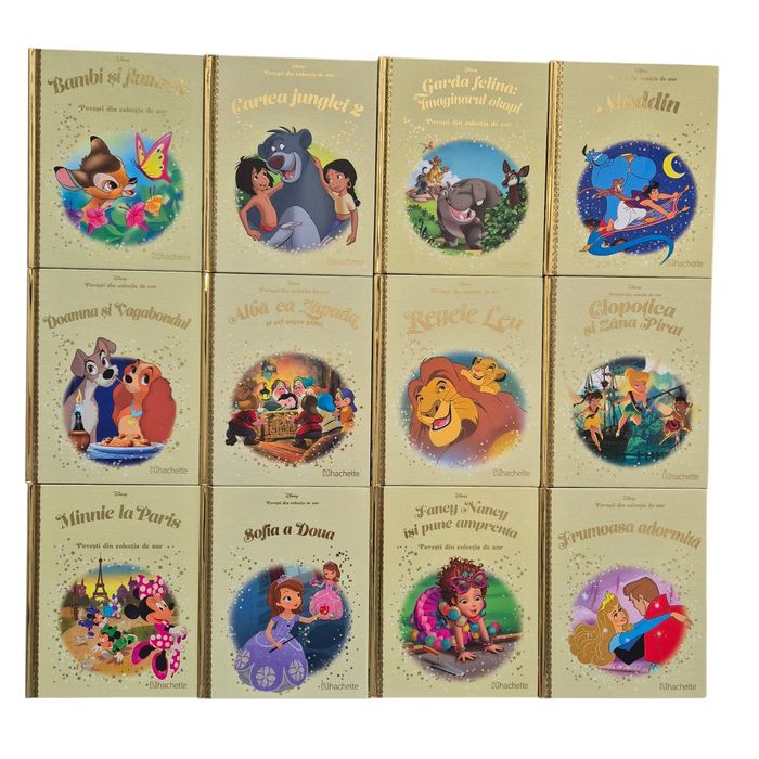 Set 12 cărți Disney „Povești din colecția de aur” (Hachette)  ca noi