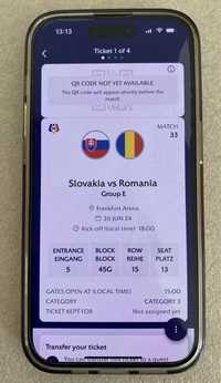 Bilet Euro 2024 Romania Slovacia