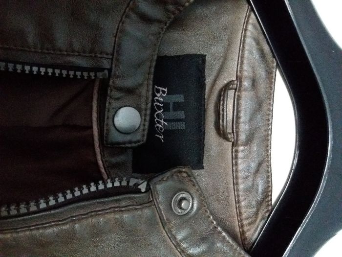 Geaca maro din piele ecologica