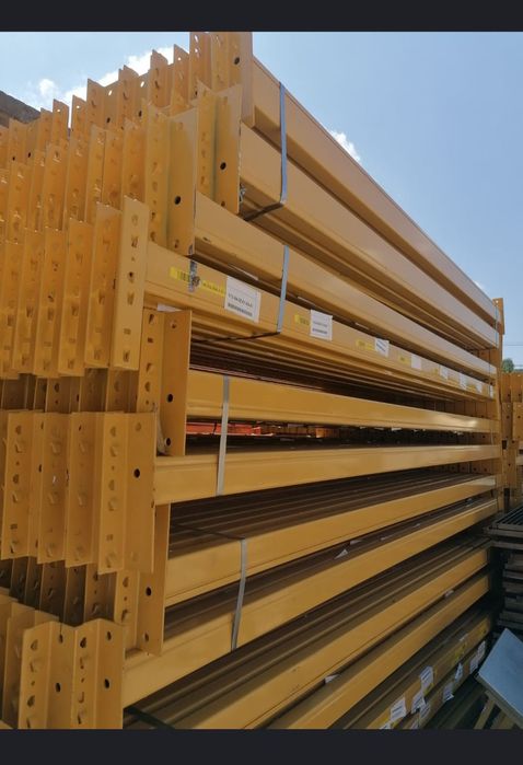 Rafturi metalice cu polițe zincate 727x9290