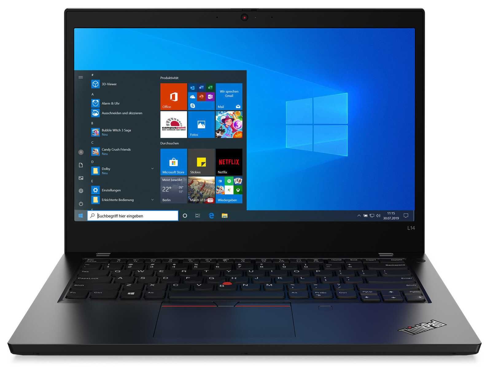 Ultrabook ThinkPad L14 Intel Core i5-10th 8GB 256GB 14.1" GARANTIE**