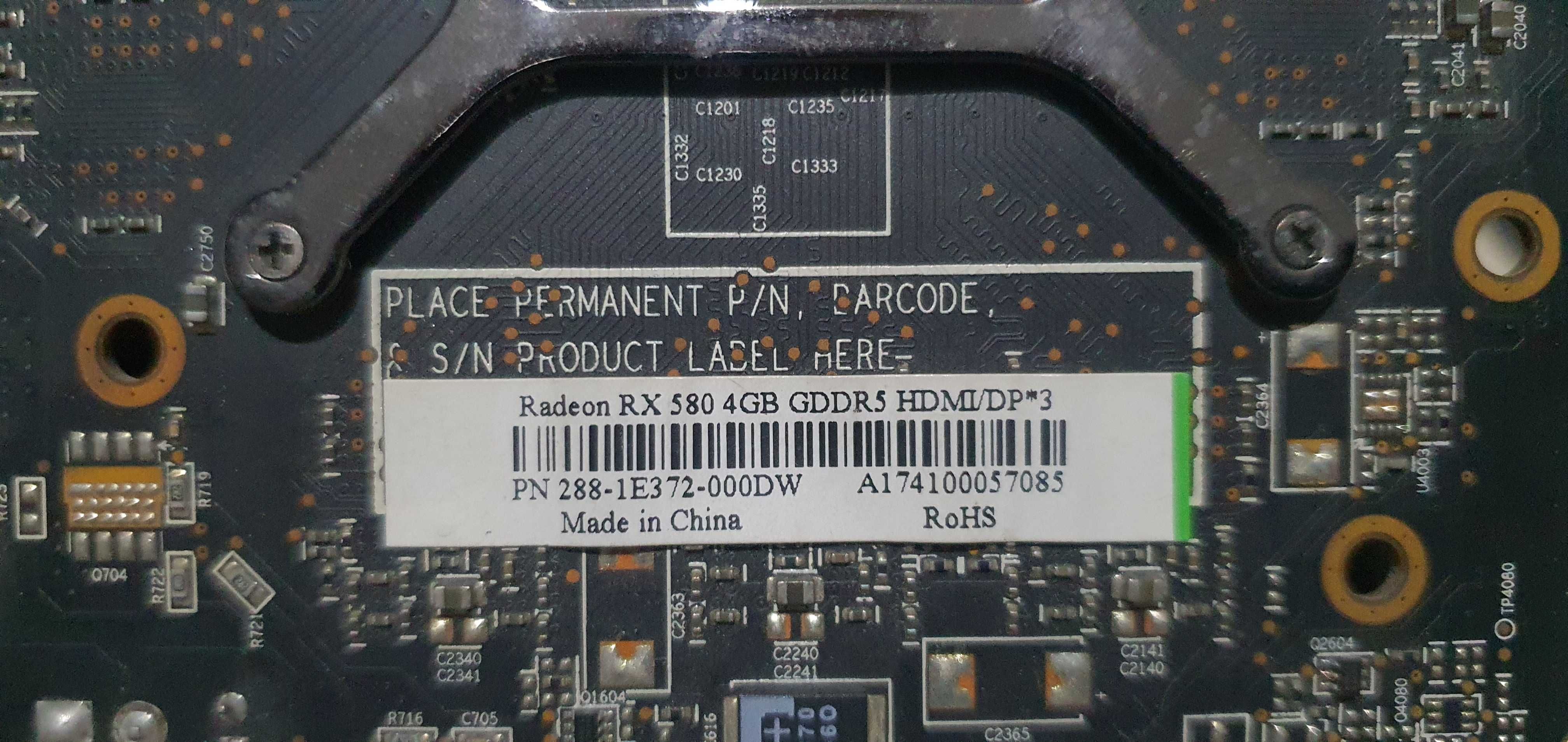 Video karta Rx 580 4-Gb
