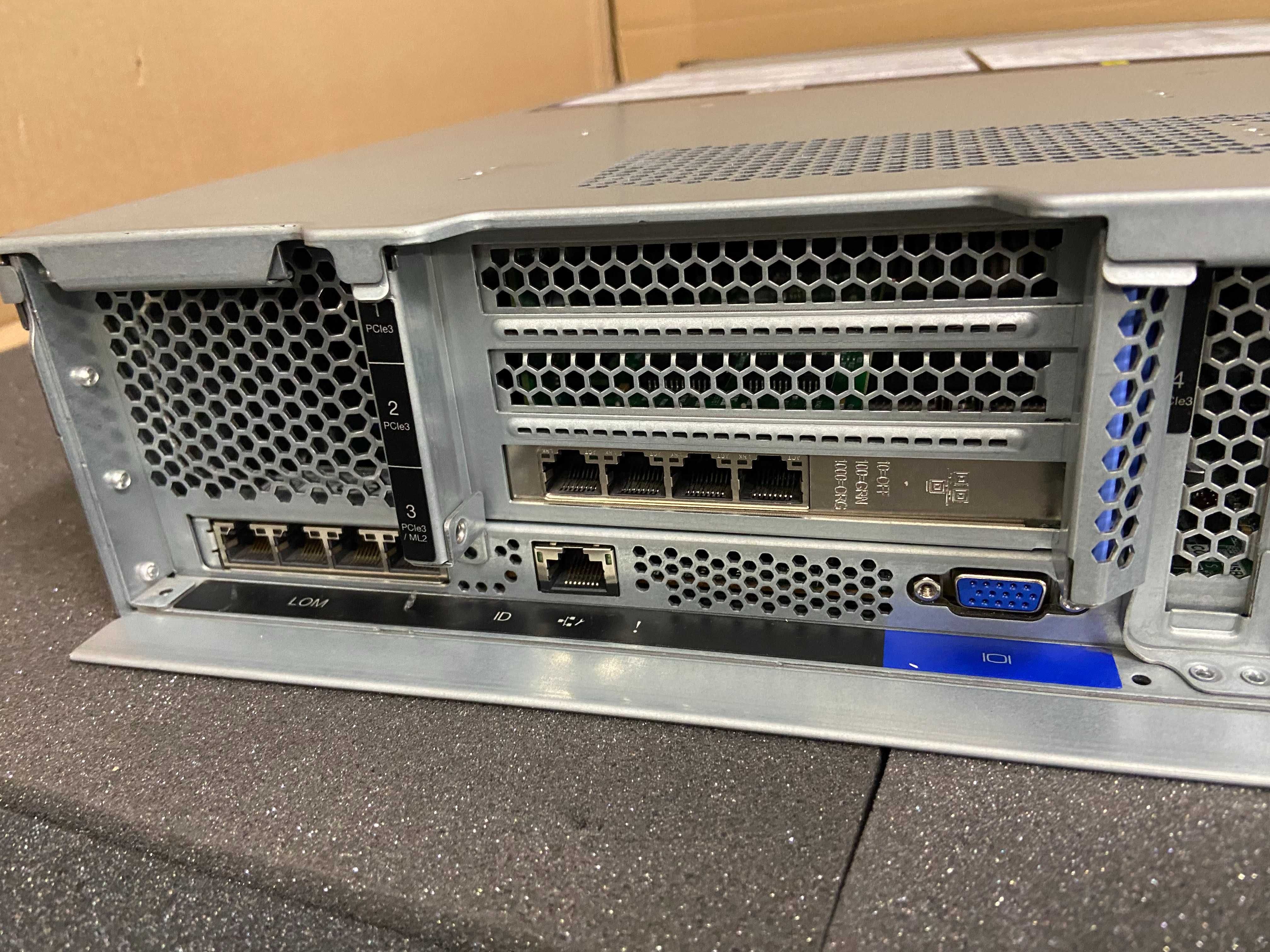 Сървър Lenovo SR650 2*Xeon Gold 6138 40c, 128GB DDR4, RAID 930-8i