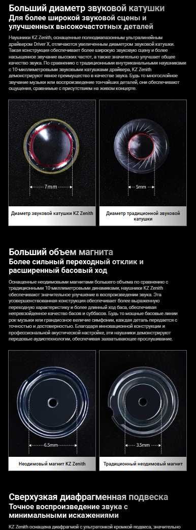 Новые запечатаные проводные наушники KZ Zenith Hi-Fi тюнинговая версия