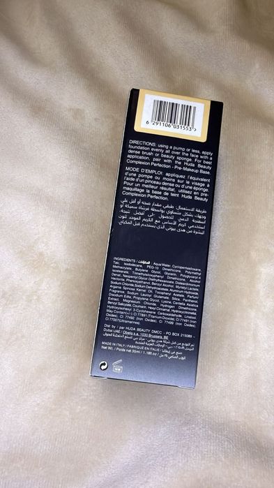 fond de ten lichid Huda Beauty #FauxFilter Luminous Matte.