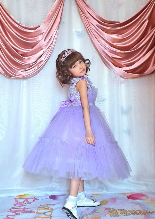 Пышное детское платье