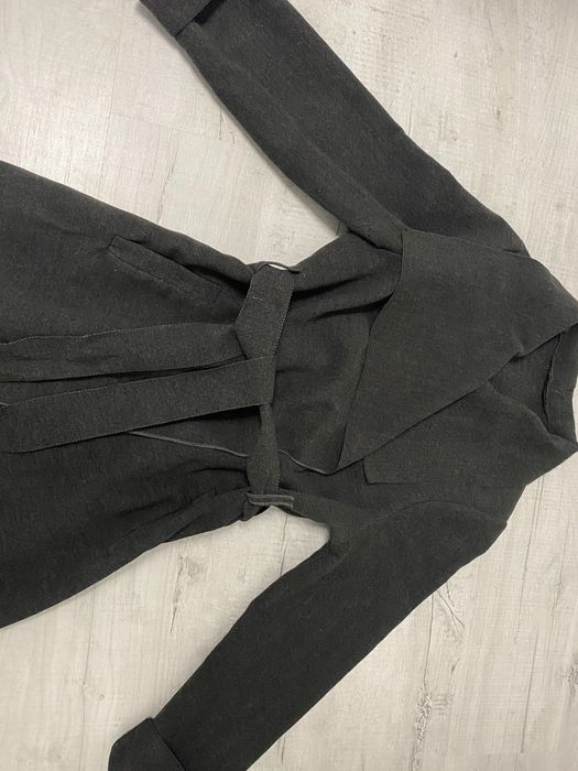 Зимно палто, тъмносив цвят