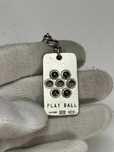 BRELOC CHEI ARGINT 925 - Play Ball cu Bile - 24g. - Vintage !