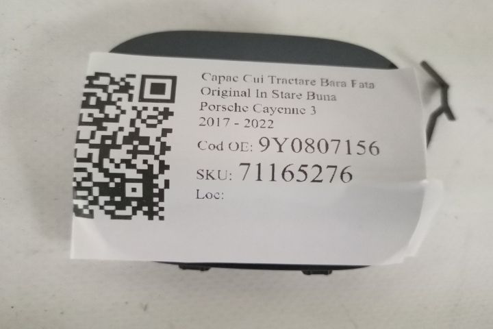 Capac Cui Tractare Bara Fata Original In Stare Buna Porsche  Cayenne  3 [2017 - 2022]