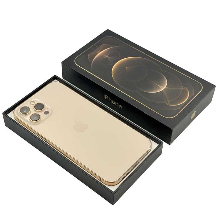 Magazin apple iPhone 12 pro max gold 128gb foarte bun cu garantie rate