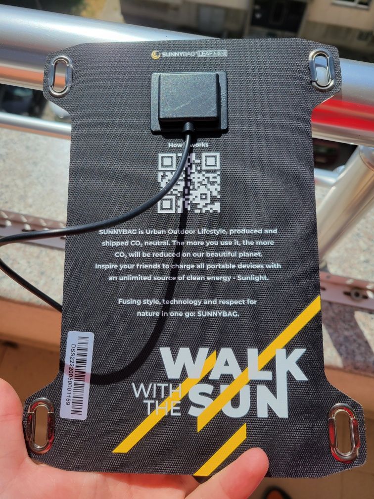 Соларен панел с USB зареждане