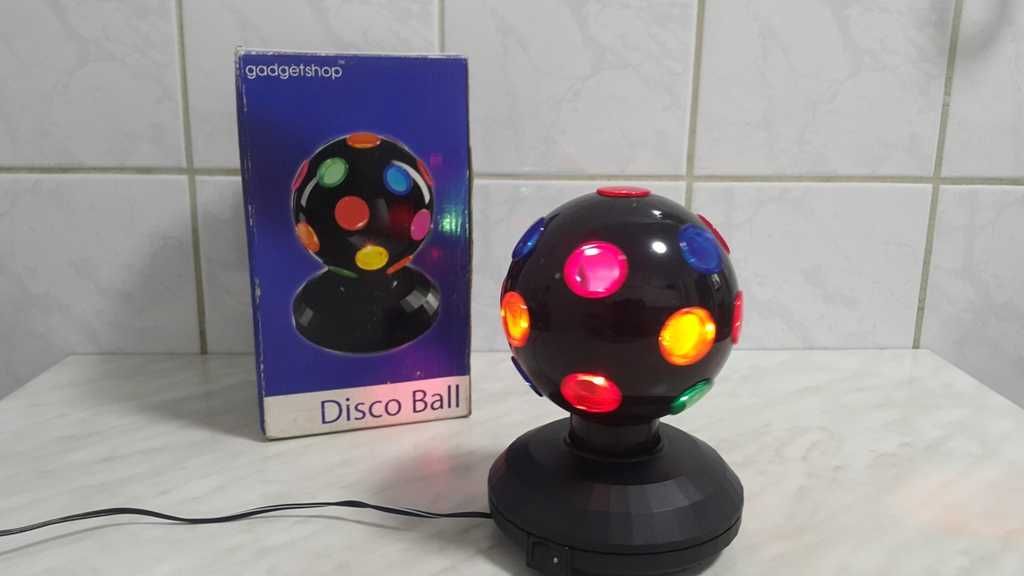 Glob Disco Ball cu raze de lumina colorate pentru petreceri copii
