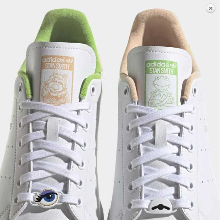 Adidasi Stan Smith Disney Edition Miss Piggy Kermit