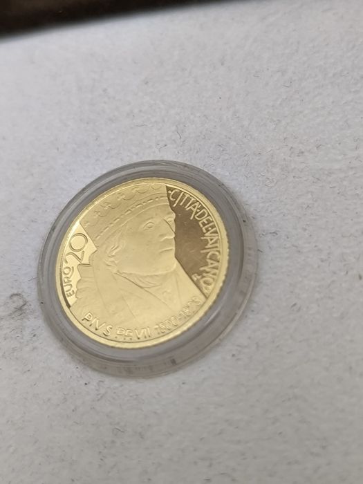 20 златни евро Ватикана"200-годишнина от смъртта на папа Пий VII