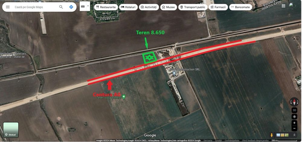 Teren intravilan A0 Sud