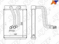 Радиатор отопителя салона Hyundai Sonata