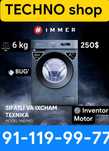 IMMER 6 kg Invektor/avtomat kir moshina/стиральная машина/стира
