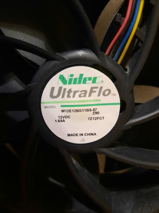 Вентилятор, Куллер для Асика..Nidec UltraFlo ,,12см.  1.65ампер.. Ориг
