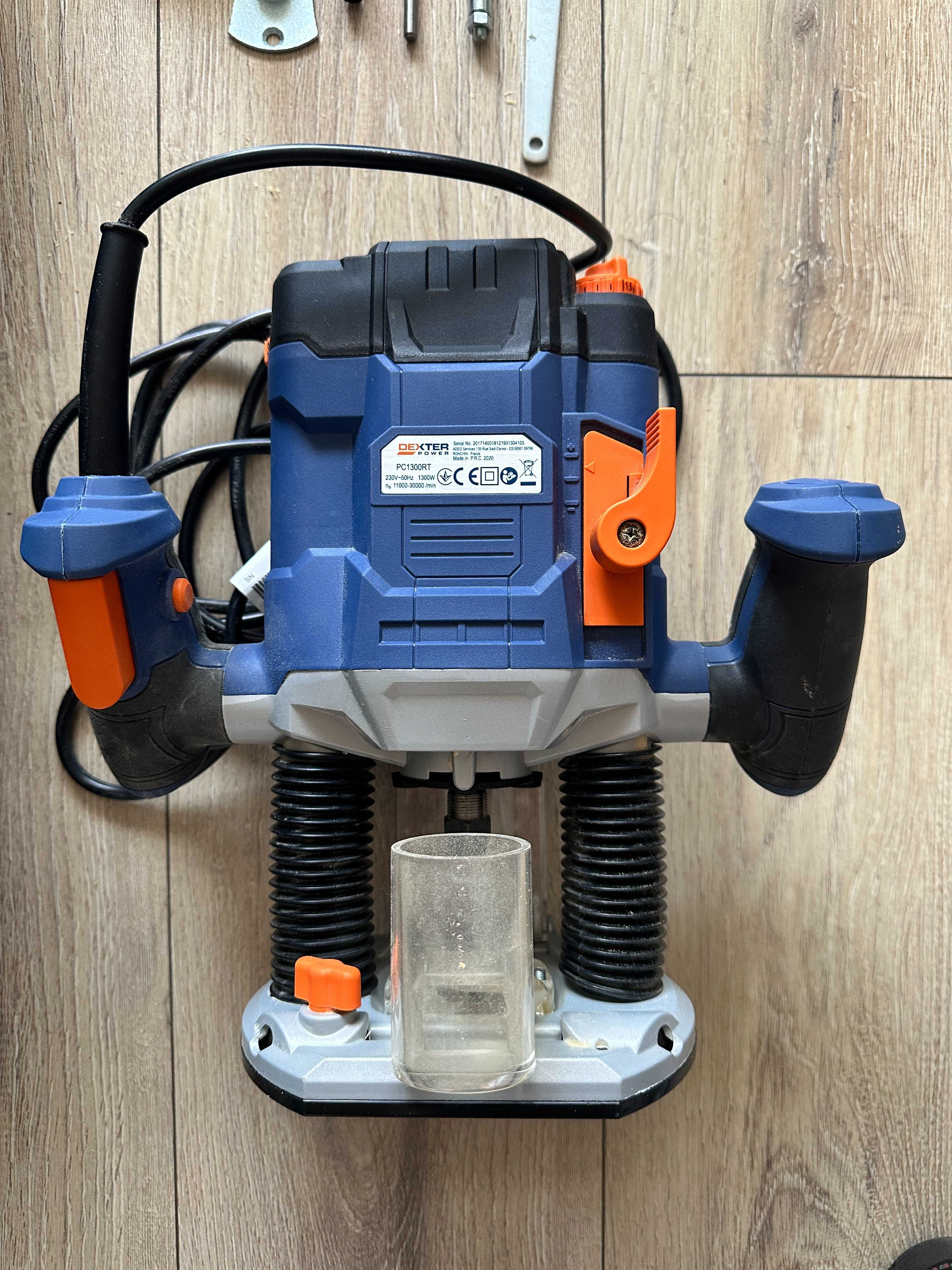 Freza electrica Dexter PC1300RT, 1300 W, 30000 rpm