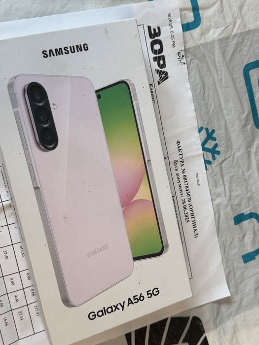 ***КАТО НОВ 256GB Samsung A56 5G Гаранция Зора 2027г Pink