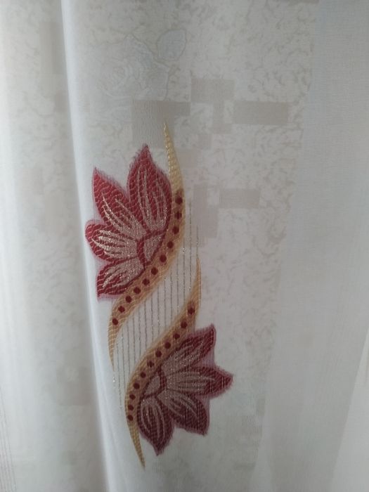 Тюль 4 полосы размером 3х3 м, комплект на 4 окна