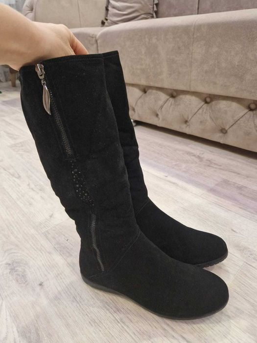 Сапоги женские зима. Новые. 39 размер (можно 38 с носком)