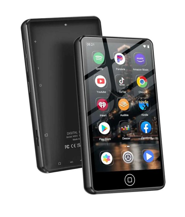 AGXOV 80GB MP3 плейър с WiFi и Bluetooth 4.02-инчов MP4 плейър