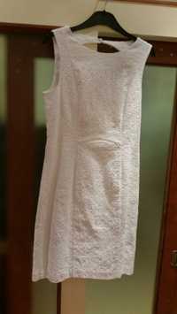 Бяла рокля H&M. Р-р М