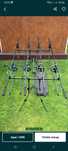 Set 4 lansete Crap 3.90+4Mulinete 8000+Rod Pod+Statie