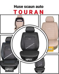 Huse scaun auto Touran 5 locuri individuale Piele ecologica