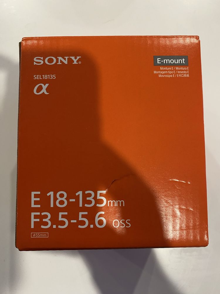 Sony E 18-135mm f/3.5-5.6 OSS (SEL18135) Obiectiv aparat foto