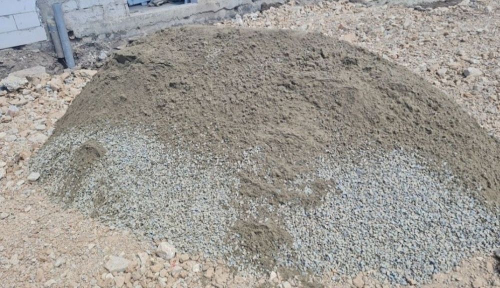 Balastru amestec de nisip cu piatra