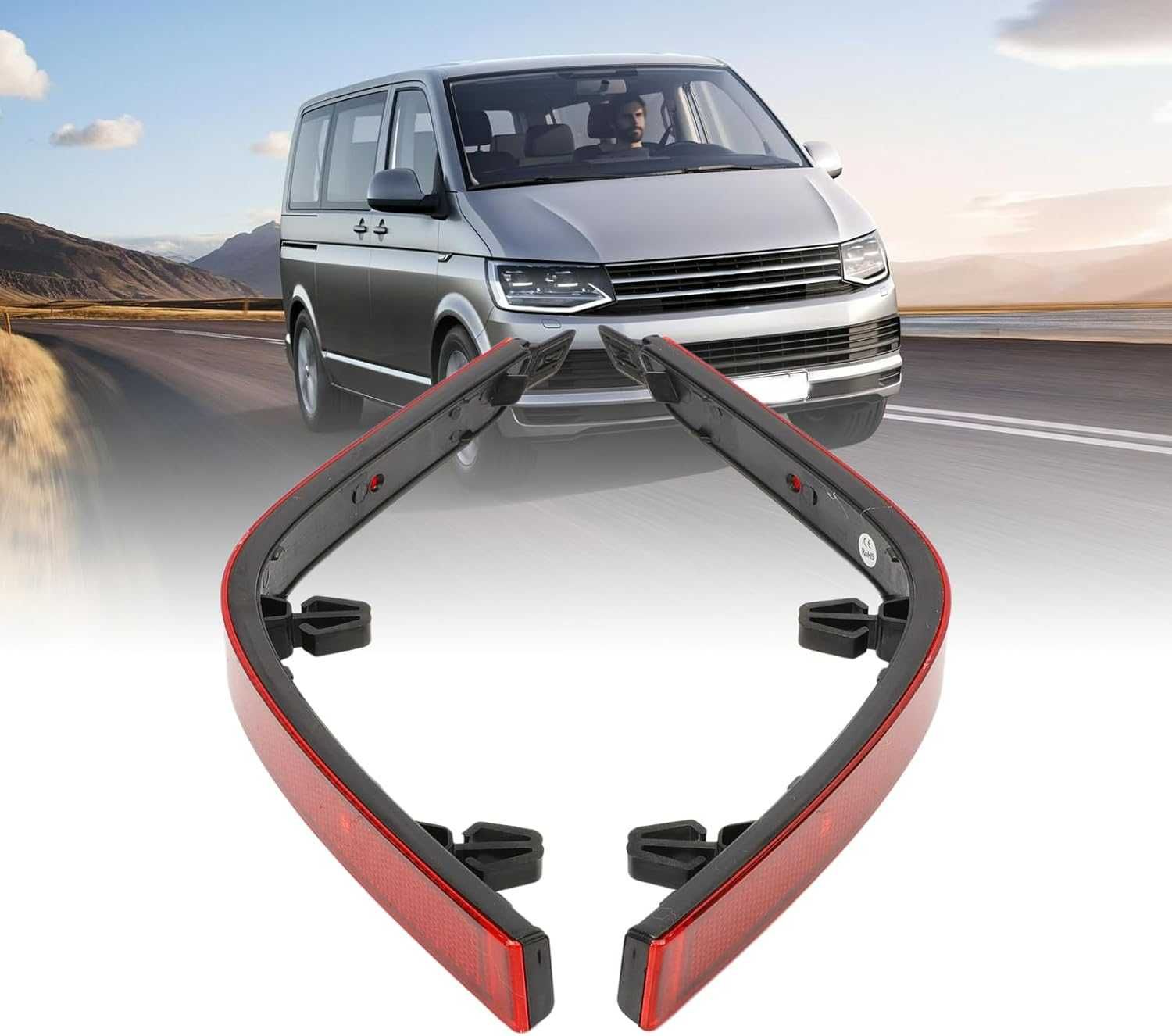 светлоотразители за броня за Volkswagen Multivan T6, Transporter T6