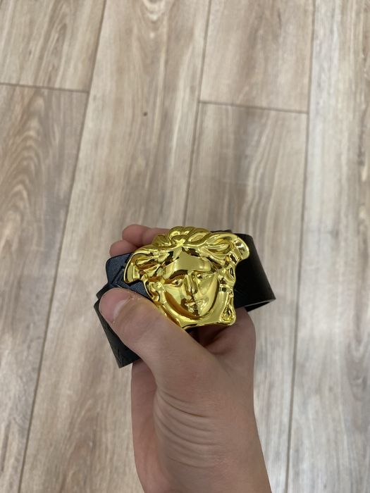 Ремень версаж золото черный